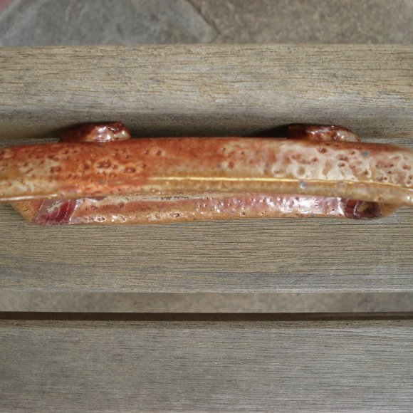 TRINKET RING DISH RECTANGULAR HANDMADE SIGNED - Picture 3 of 4